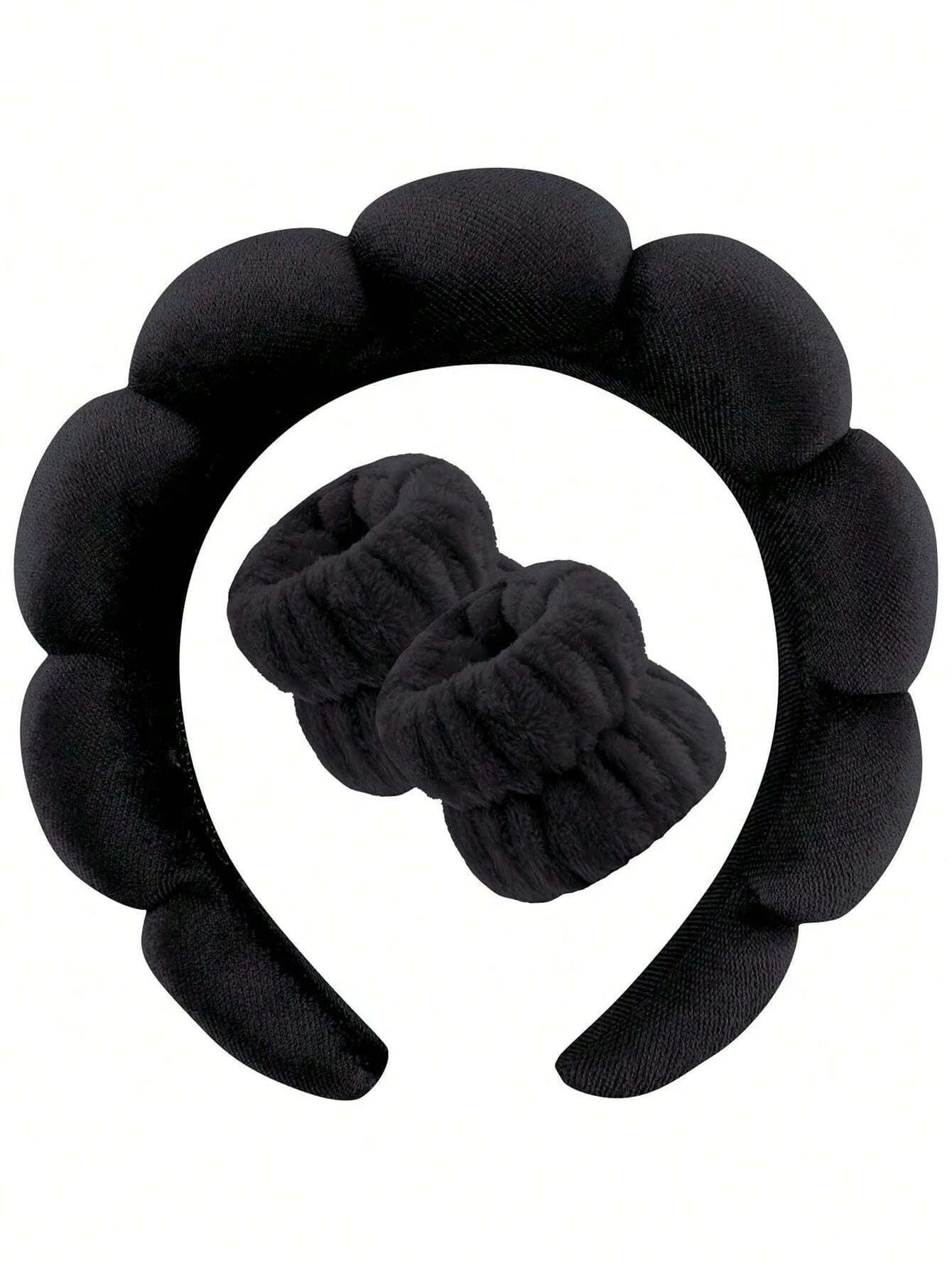 Luxury Spa Headband and Wristband Set for Comfort - Smarsty