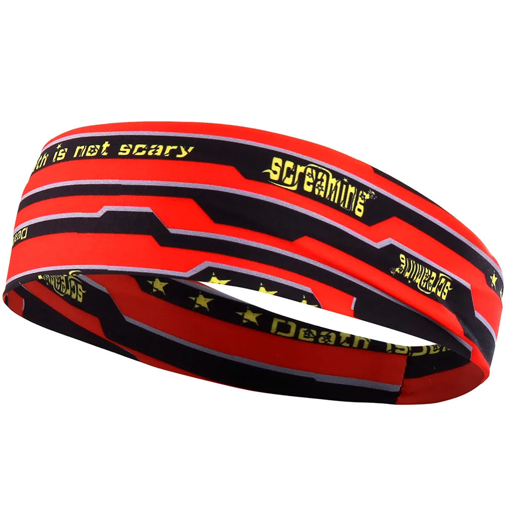 Unisex Sport Headband Moisture Wicking Breathable Sweatband - Smarsty