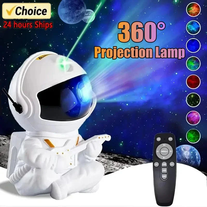 Astronaut Star Projector Night Light for Kids - Smarsty