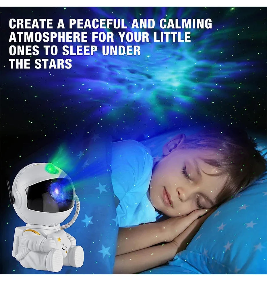 Galaxy Star Astronaut Projector LED Night Light - Smarsty