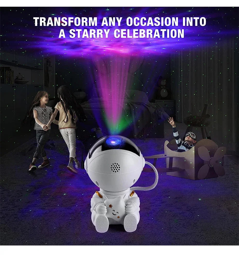 Galaxy Star Astronaut Projector LED Night Light - Smarsty