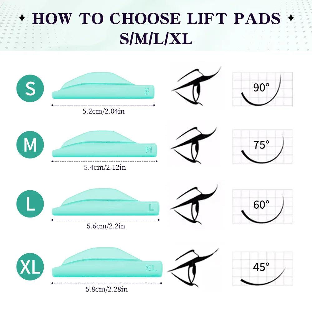 Eyelash Perm Silicone Pads for Perfect Curling - Smarsty