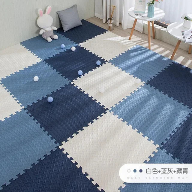 16pcs Foam Baby Play Mat Puzzle Mat Kids Interlocking Exercise Tiles Rugs Puzzle Floor Tiles Toy Carpet Soft Carpet 30*30*1cm by Smarsty