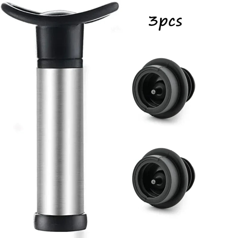 Stainless Steel Wine Stopper Vacuum Pump Eco-Friendly Design - Smarsty
