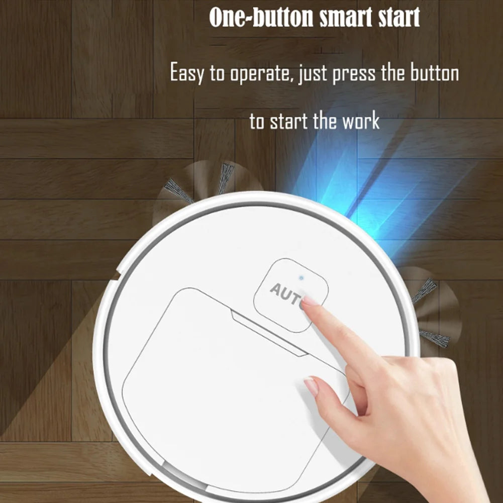 3-in-1 Robot Vacuum Cleaner USB Rechargeable Smart Navigation To Avoid Objects Automatic Cleaning Sweeping Machine Sweeper Robot - Smarsty