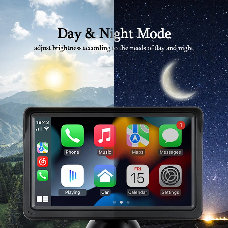 7 Inch Touch Screen Car Radio With Wireless CarPlay - Smarsty