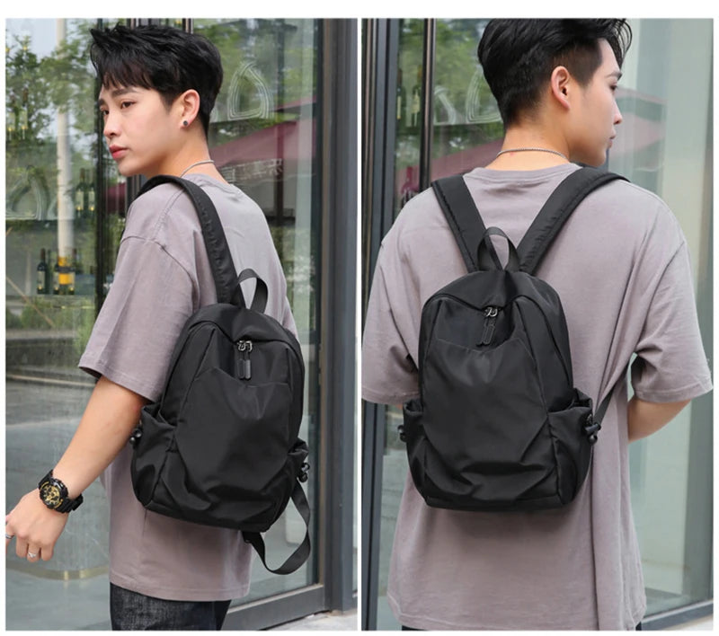 Sport Mini Men's Backpack Fashion Small Black Travel Rucksack Shoulder School Bag Canvas Designer Sports Backpacks Mochila Bags