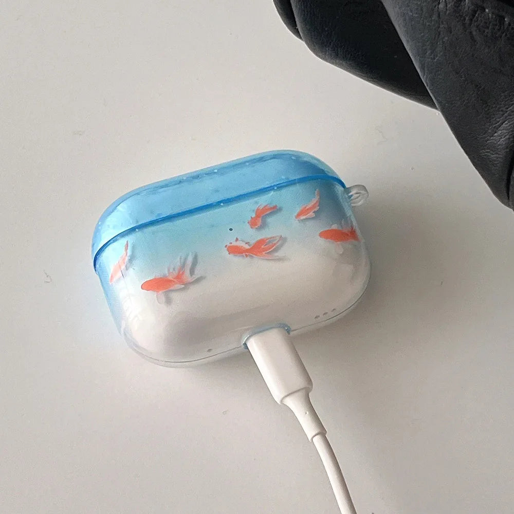 Cute Koi Gradient Earphone Case for AirPods Pro - Smarsty