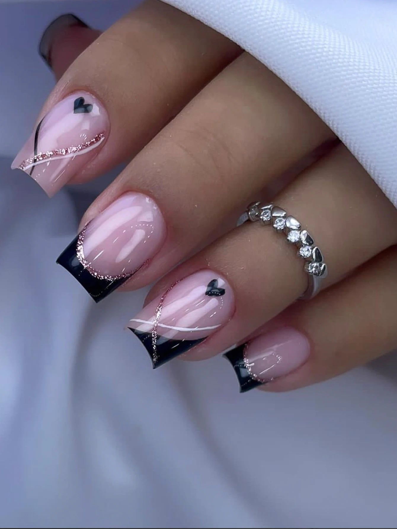 Medium Pink Ballerina Press On Nails Set - Smarsty