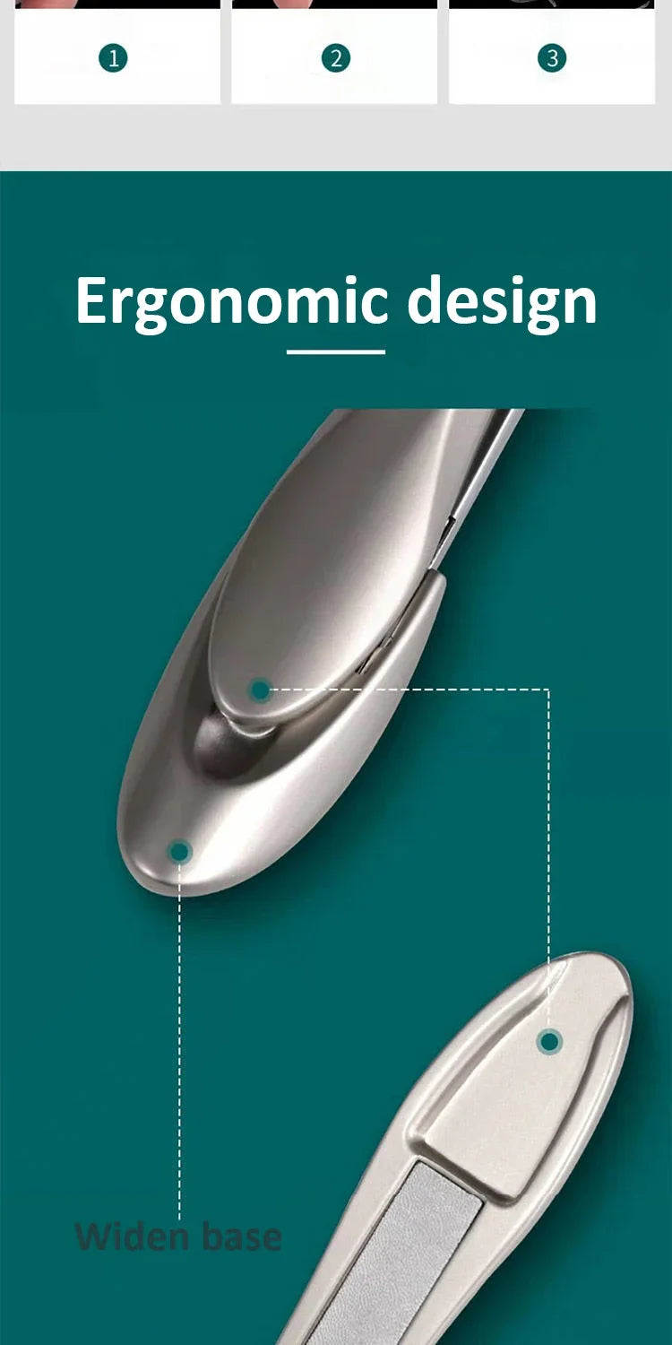 Stainless Steel Nail Clippers with Anti Splash Design - Smarsty