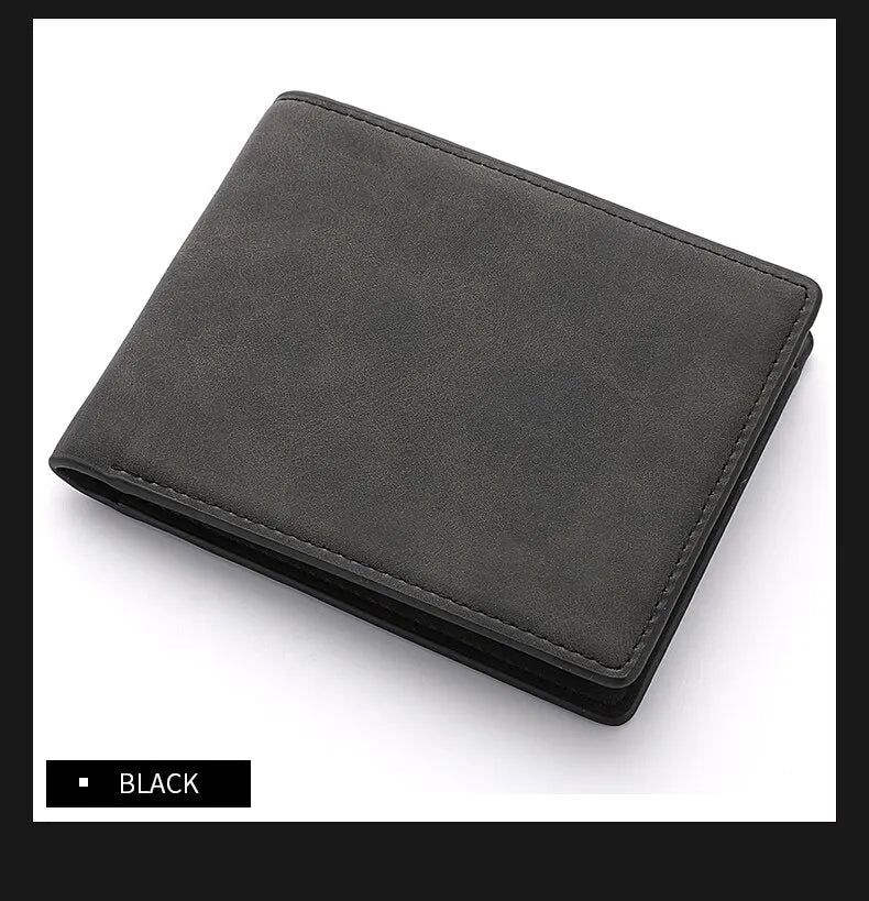 2025 New Wallet Men Short Dollar Clip Zipper Simple Soft Leather Lightweight - Smarsty