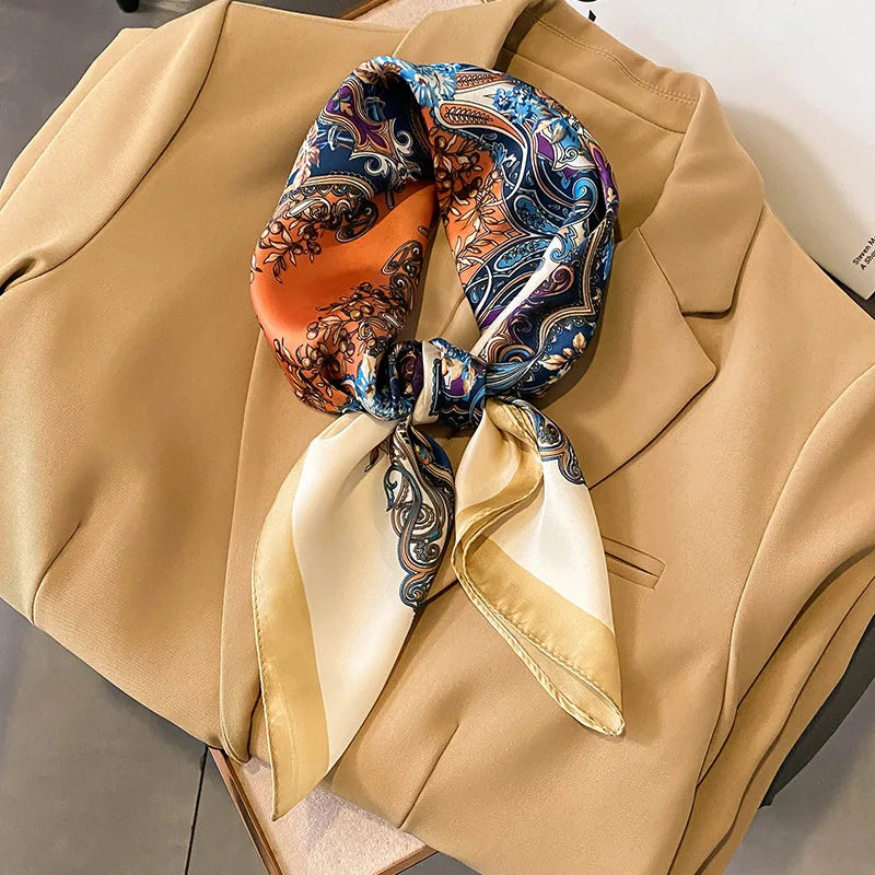 Luxury Silk Horse Print Scarf for Women - Smarsty