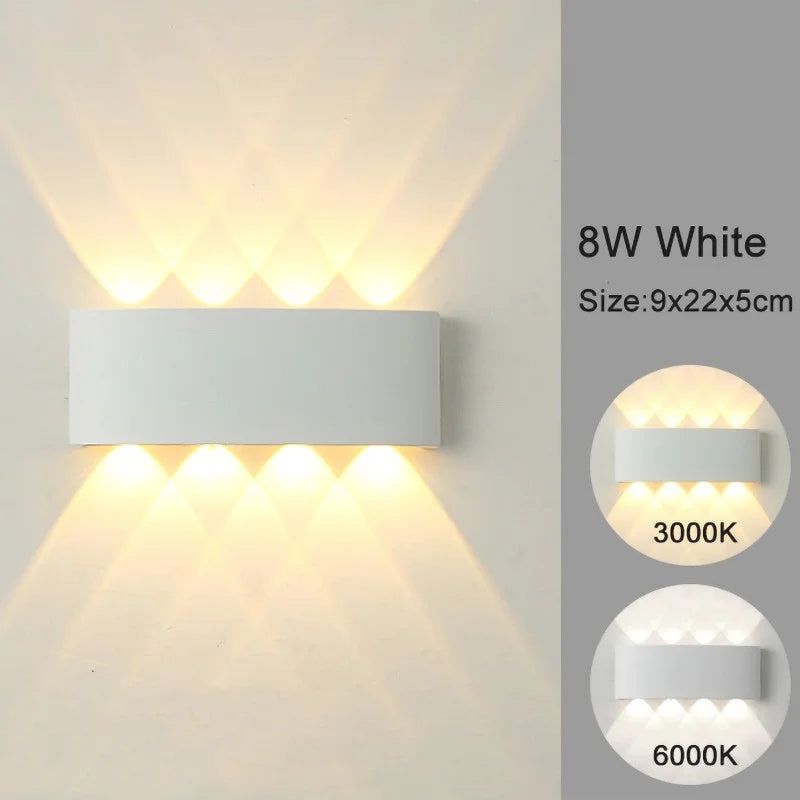 Modern LED Wall Sconces for Indoor Outdoor Lighting - Smarsty