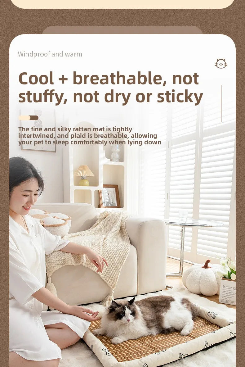 Summer Cooling Mat for Small Dogs and Cats - Smarsty