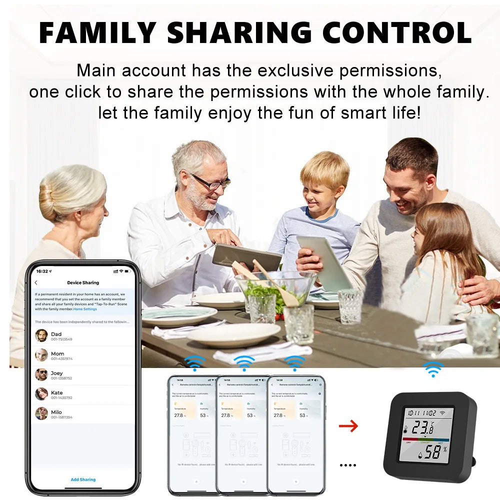 Tuya Smart Universal IR Remote With Temperature Sensor - Smarsty