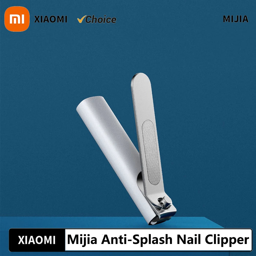 Xiaomi Mijia Stainless Steel Nail Clippers with Anti-Splash Cover - Smarsty