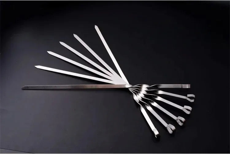 Stainless Steel BBQ Skewers Set for Easy Grilling - Smarsty
