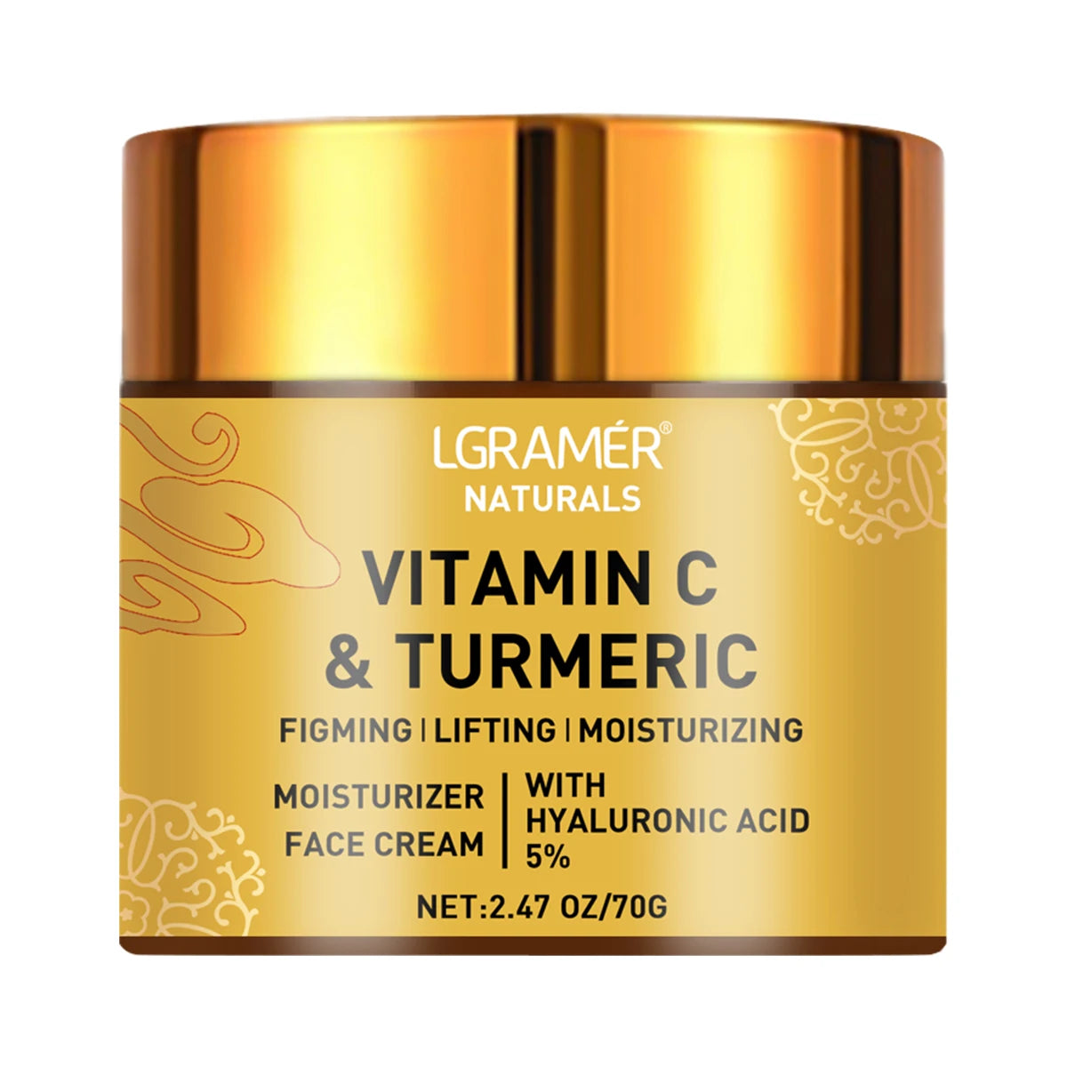 Turmeric Vitamin C Face Cream for Firming Hydration - Smarsty