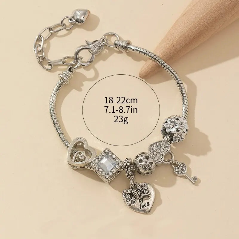 Women's Beaded Love Bracelet for Daily Fashion - Smarsty