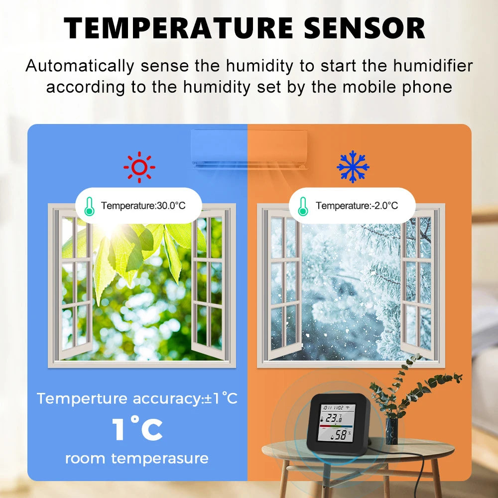 Tuya Smart Universal IR Remote With Temperature Sensor - Smarsty
