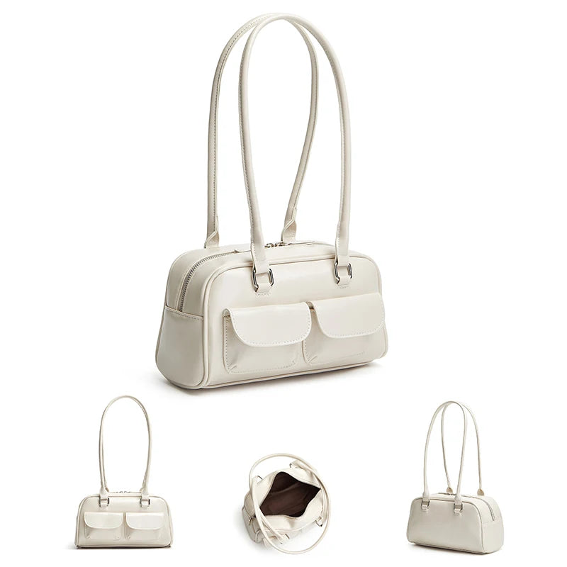 PU Leather Bowling Bag For Women With Multi Pocket Storage - Smarsty