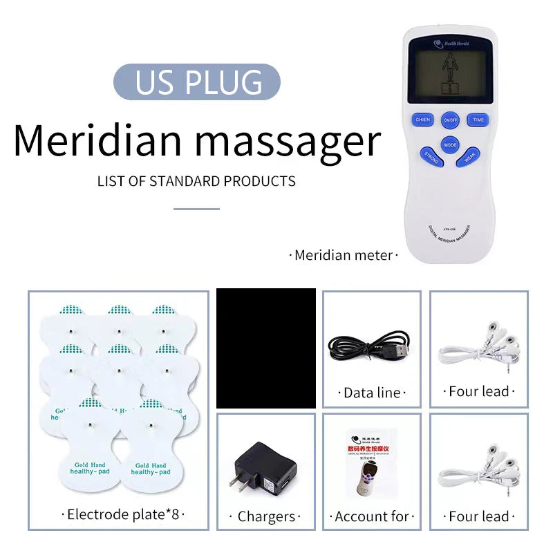 8 Modes EMS Dual Channel Muscle Massager for Fatigue Relief - Smarsty