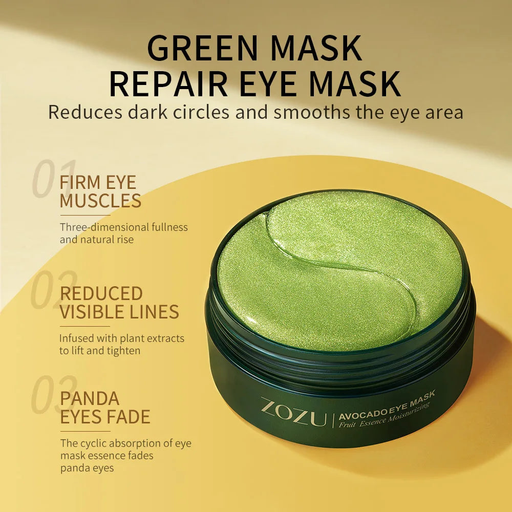 Avocado Collagen Eye Masks for Dark Circles and Puffiness - Smarsty