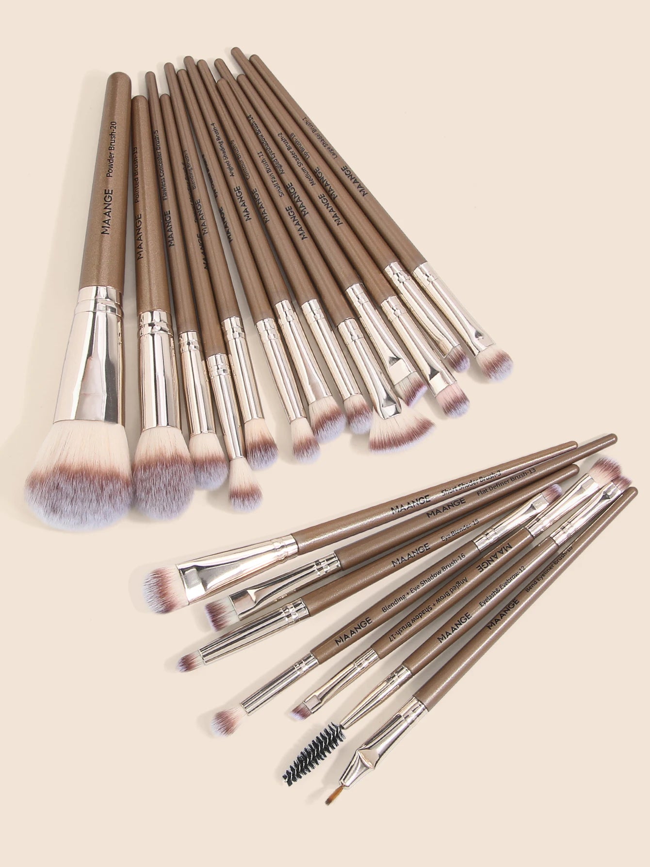 Maange 20Pcs Makeup Brush Set for Flawless Application - Smarsty