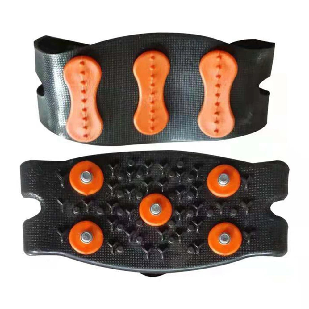 5-Stud Climbing Crampons Anti Slip Mountaineering Cleats Unisex Snow Claw Shoe Covers Walking Hiking Accessories - Smarsty