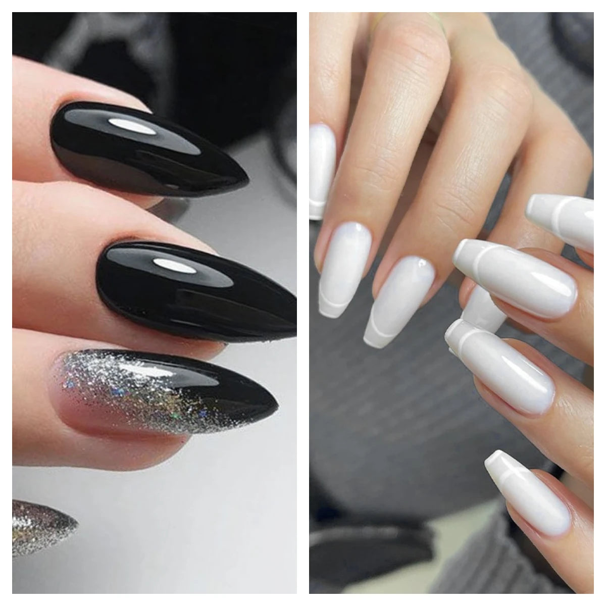 Macaron Series Gel Nail Polish Set with Glitter - Smarsty