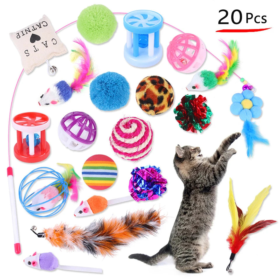 Interactive Cat Toy Combination Set for Fun Play - Smarsty