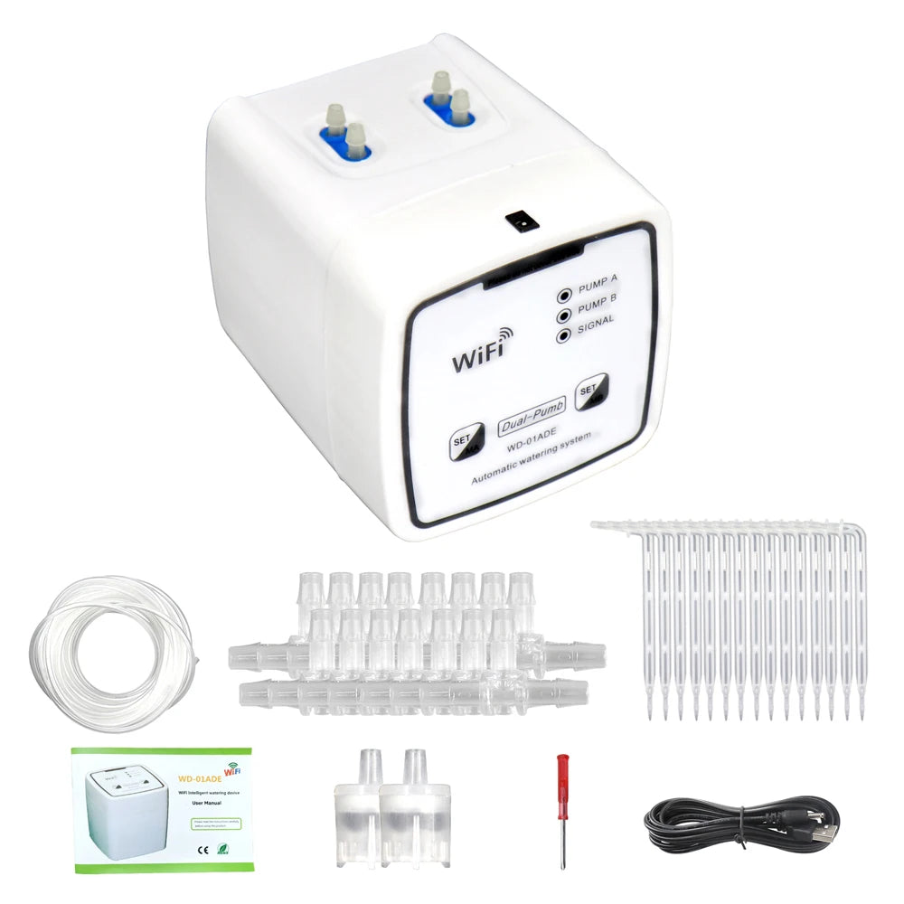 Smart WiFi Watering System with Double Pump Automation - Smarsty