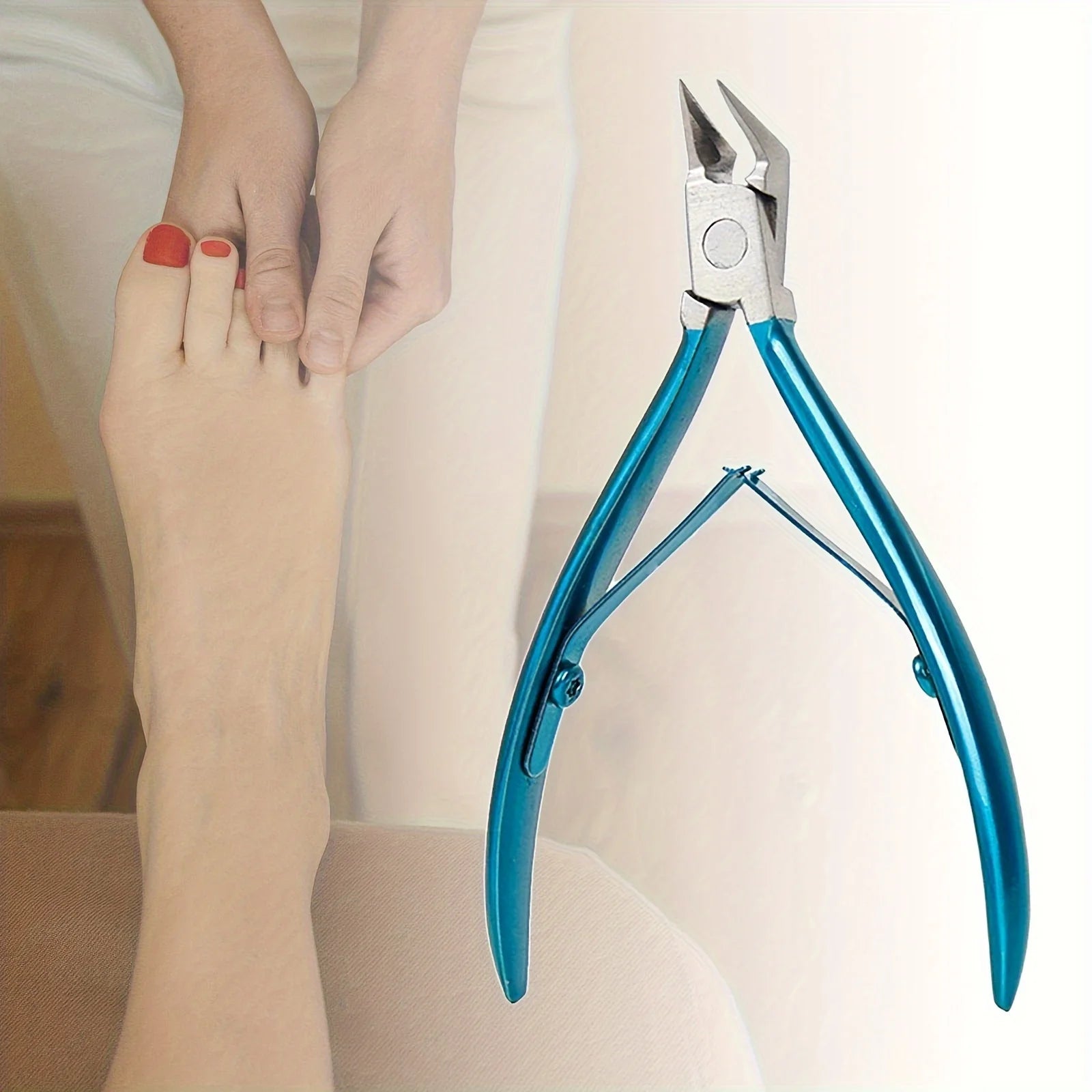 Toenail Clippers for Thick Ingrown Nails with Long Handle - Smarsty