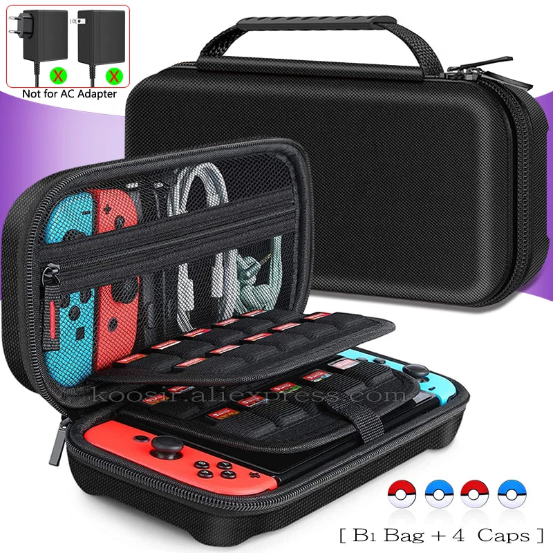 Nintendo Switch OLED Large Storage Bag with Anti-Scratch Protection - Smarsty