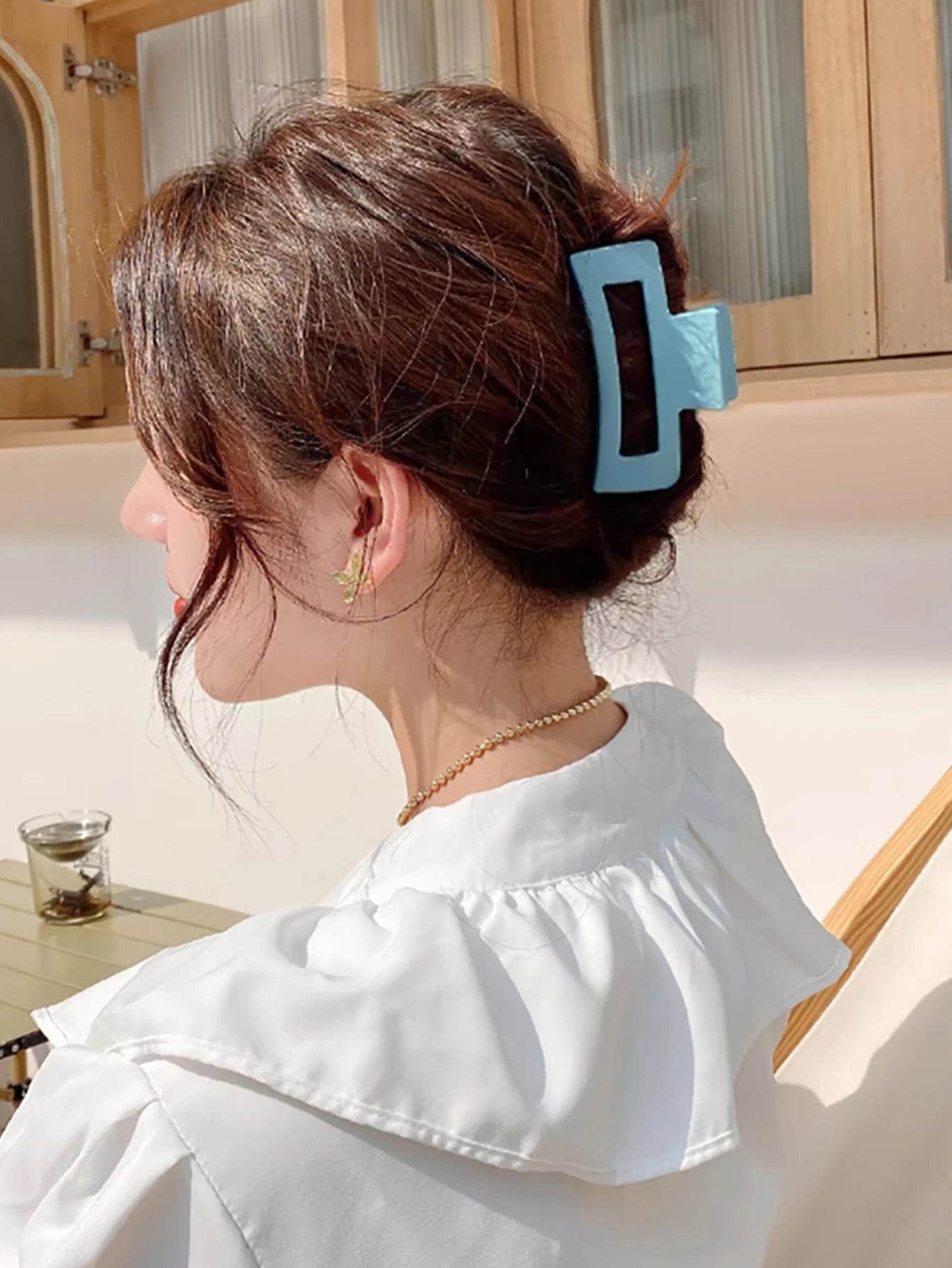 Pink Medium Sized Hair Claw Clips Strong Hold For All - Smarsty