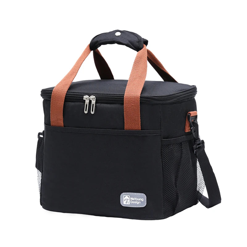 Large Capacity Insulated Lunch Bag With Oxford Cloth - Smarsty