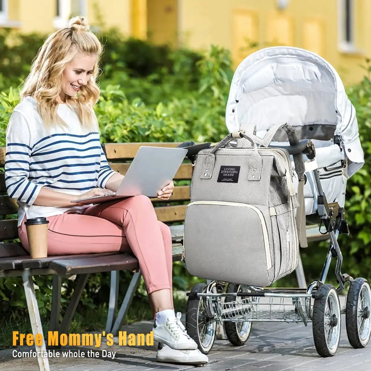 Diaper Bag Mummy Backpack Large Capacity Bag Mom Baby Multi-function Waterproof Outdoor Travel Diaper Bags For Baby Care