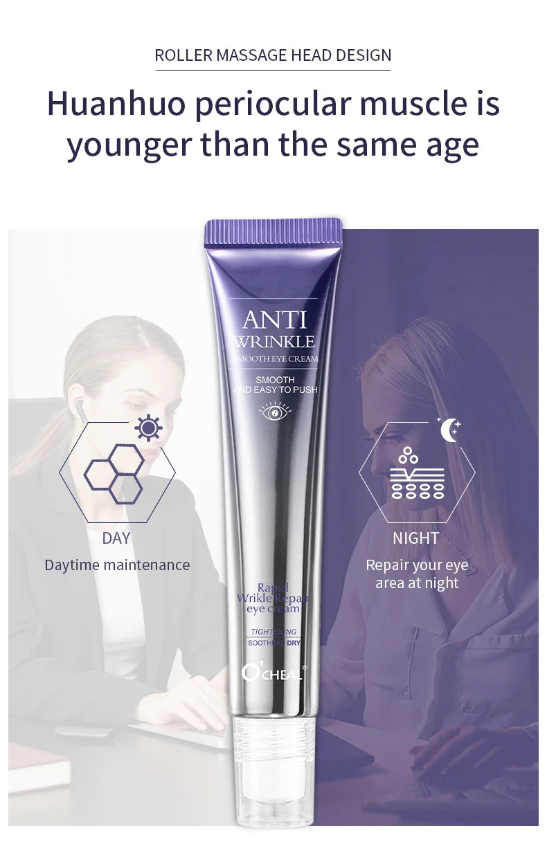 O'CHEAL Anti Aging Eye Cream Roller for Dark Circles - Smarsty