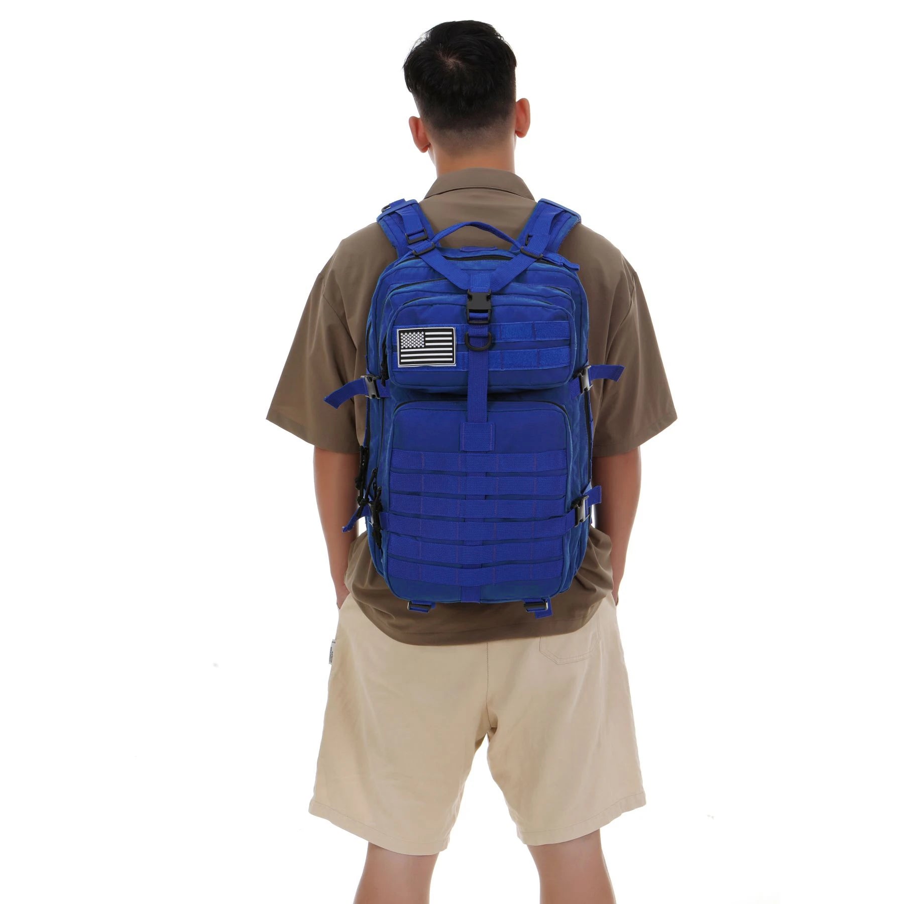 25L/50L Sturdy Nylon Waterproof Tactical Sports Trekking Fishing Hunting Camping Hiking Bag Backpack Outdoor Rucksacks - Smarsty