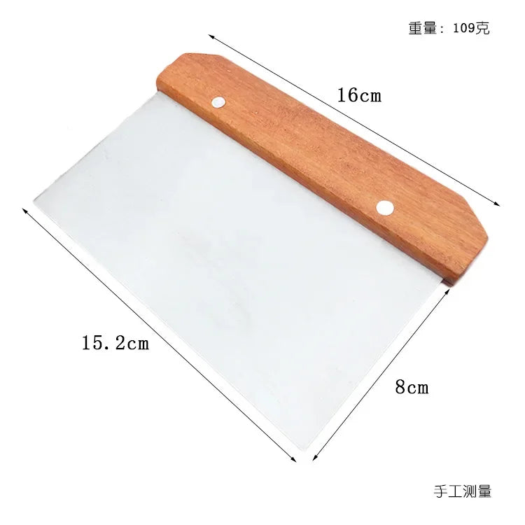 Stainless Steel Dough Scraper with Measuring Scale - Smarsty