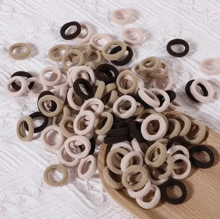 Girls Elastic Hair Bands Soft Gentle No Damage Kids Ties - Smarsty