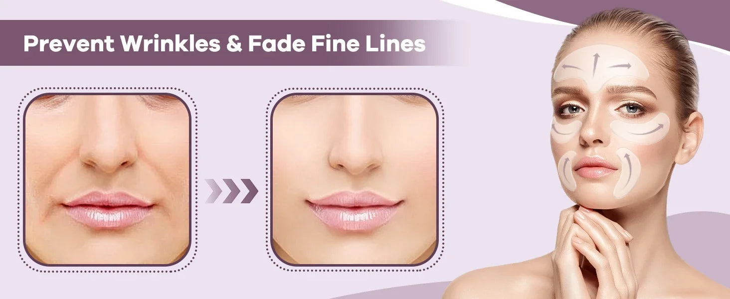 Reusable Anti Wrinkle Silicone Patches for Youthful Skin - Smarsty