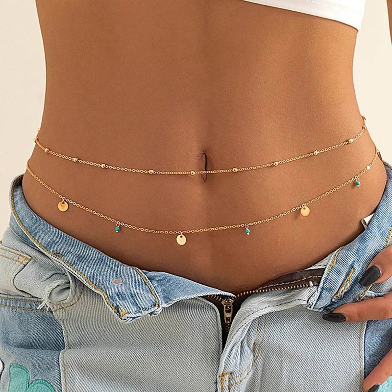 Charming Butterfly Stainless Steel Women's Belly Chain - Smarsty
