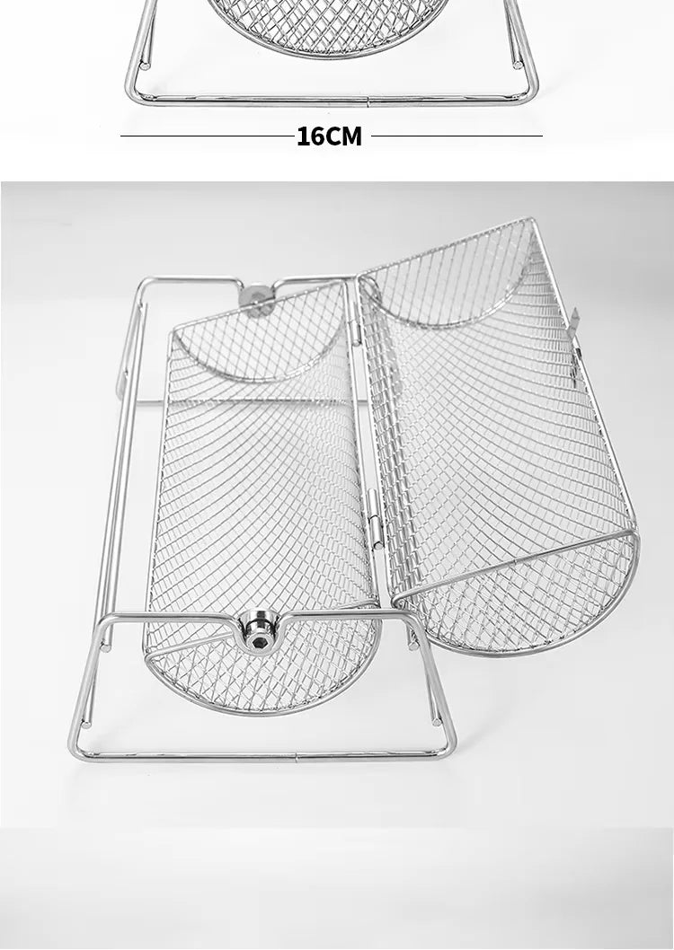 Stainless Steel BBQ Grill Mesh Basket for Perfect Roasting - Smarsty