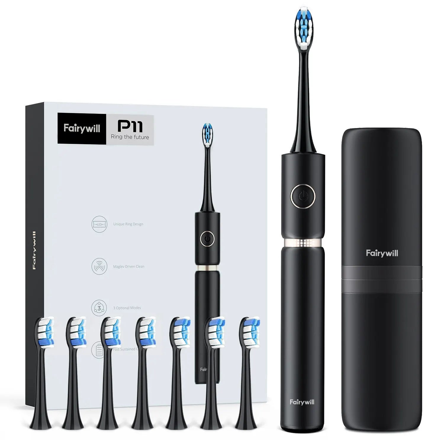 Fairywill P11 Sonic Electric Toothbrush with Whitening Feature - Smarsty