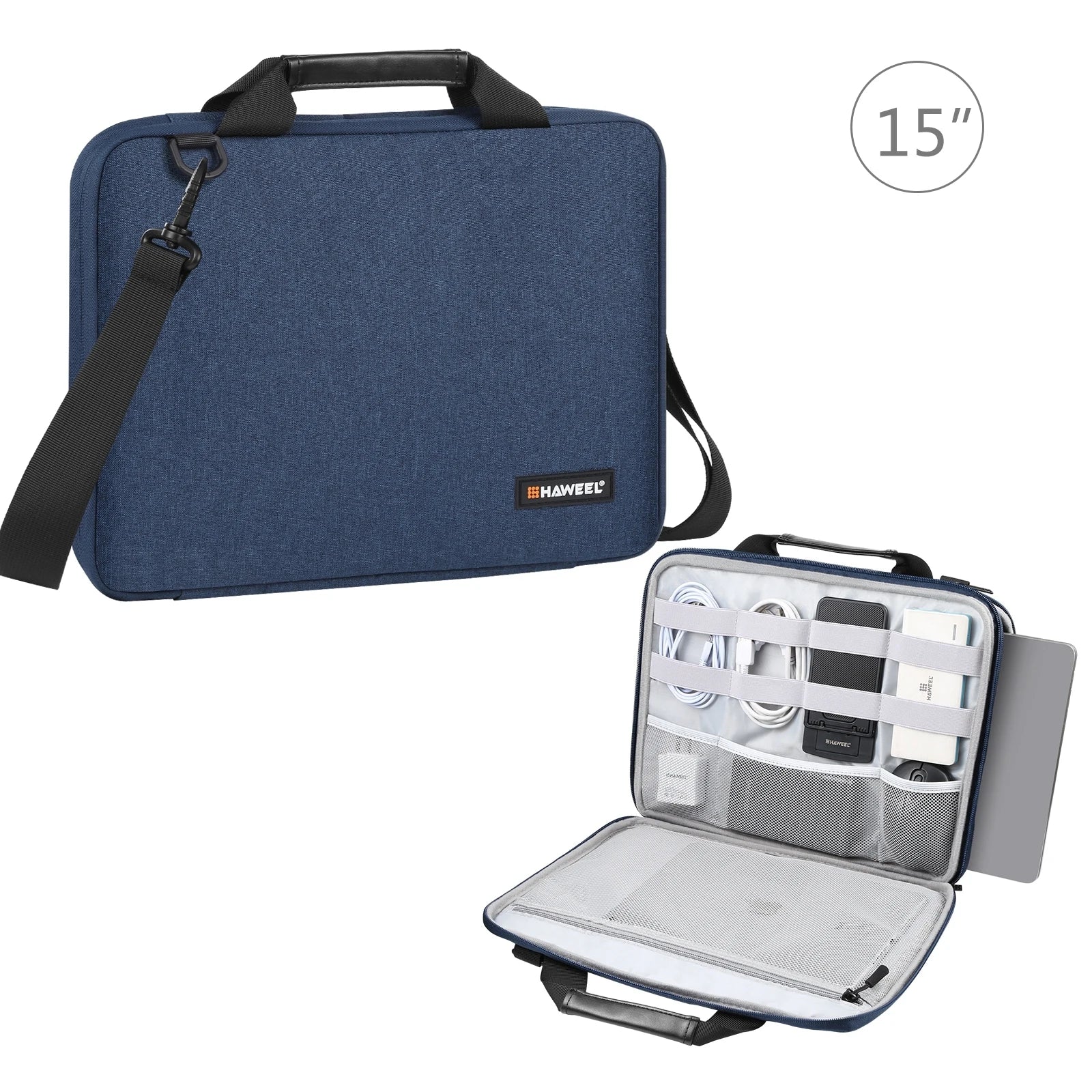 Lightweight Nylon Crossbody Laptop Bag 13 To 16 Inch