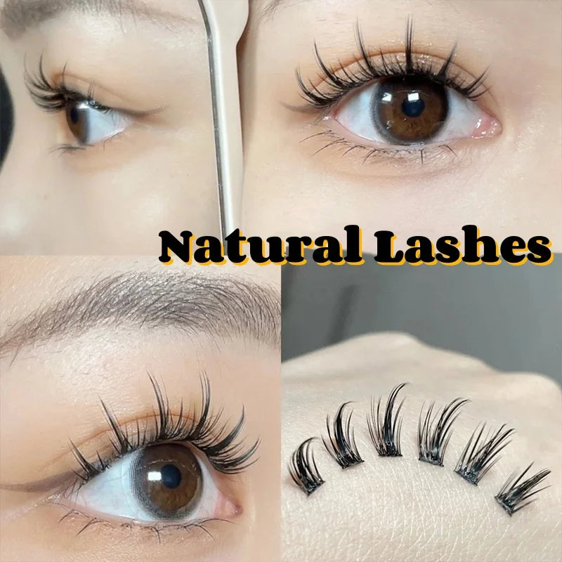 MIAOJIE 160 Rows Faux Mink Cluster Lashes for Natural Look - Smarsty