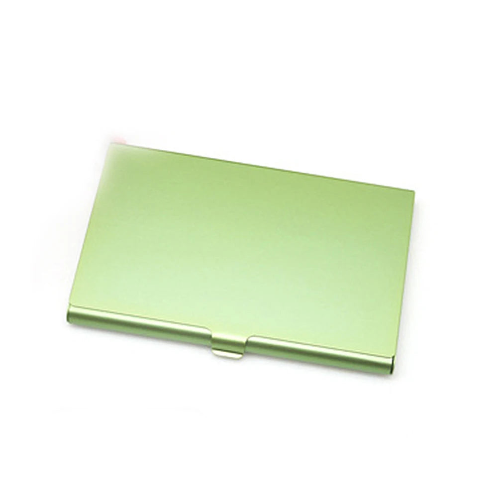 Creative Business Card Case Aluminum Alloy Bank Credit ID Card Wallet Name Card Holder Metal Box Cover Card Holder Men Wallet