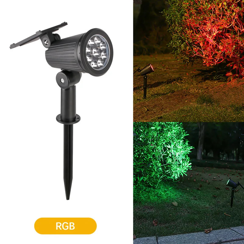 Adjustable Solar Spot Lights for Outdoor Garden Lighting - Smarsty