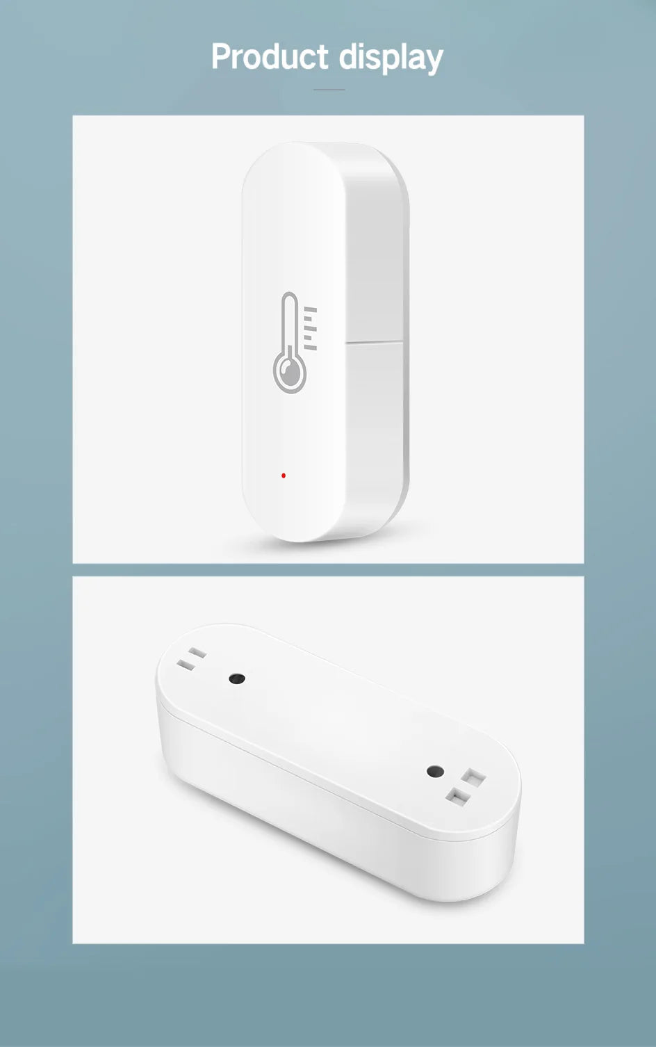 ZigBee Smart Temperature Humidity Sensor with App Control - Smarsty